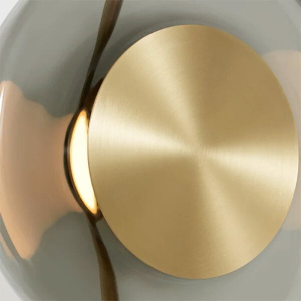 Luxury Round Pendent Lamp Smoky Color