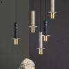 Luxury Cylinder Pendant Lamp Black COLOR