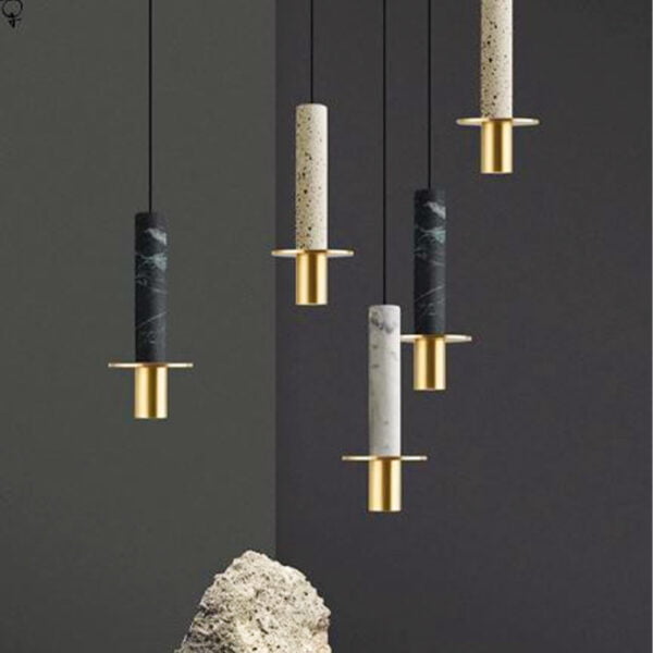 Luxury Cylinder Pendant Lamp Black COLOR