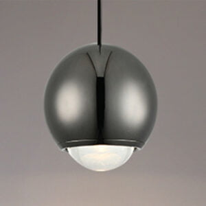 Glass Ball Black Pendant Lamp