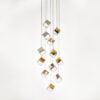 Luxury Pendent Lamp Gold & Clear Color