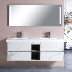 Vanity Cabinet White Marble Design Color