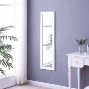Wood Mirror White Color