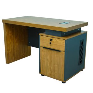 Wooden Office Desk - 1400x680x760MM – 1Set,2Box (6014)