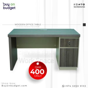 Wooden Office Table - 1400x700x760MM (7007)