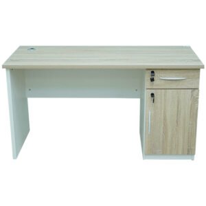 Wooden White Office Desk - 1200x600x750MM - (M1521)