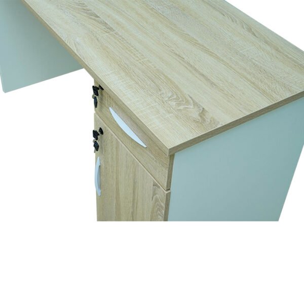 Wooden White Office Desk 1400x600x750MM - (M1522)
