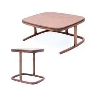 Center Table + Side Table Wood Color