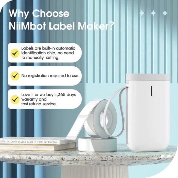 NIIMBOT D11 Portable Label Printer