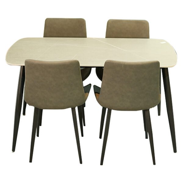 Dining Table Set - 1+4 - 140x80 (A37+B37)