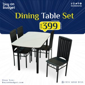 Dining Table Set -1+4 – 130×70 (A36+B31)
