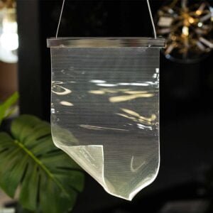 LED Pendant Lamp- Silver Plate with Clear Acrylic 1x4W - D235xH385mm (3 tone)