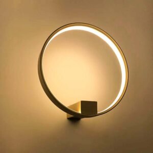Modern Creative Gold Round Wall Lamp