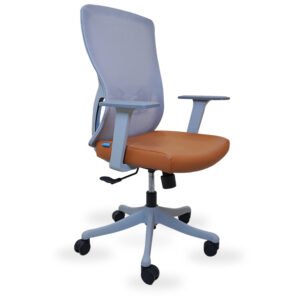 Office Chair Brown and Grey