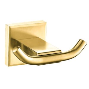 Wall Mount Bathroom Robe Towel Hook - (Brushed Gold) A009 06 30 2