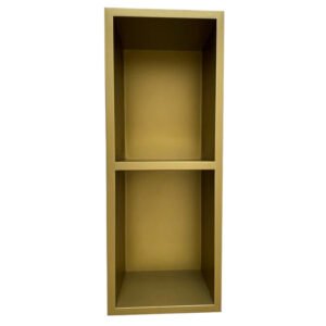 Bathroom Niche Cabinet with LED 610x280x120MM – (Brushed Gold)