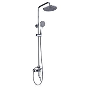 Round Heads 3-Functions Shower Set Chrome