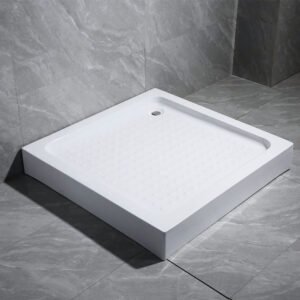 Shower Tray with Frame 800x800x135MM - White