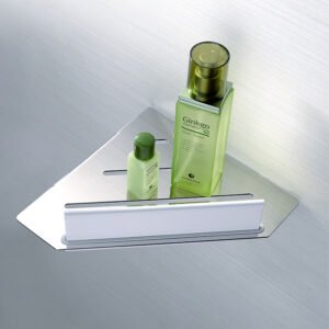 Corner Shower Shelf with Wiper - (Chrome) G081045