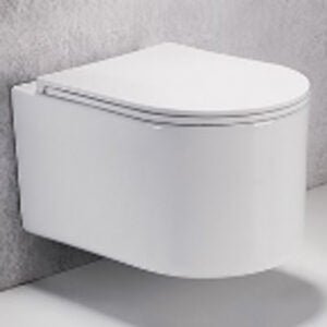 Wall Hung Toilet with UF Seat Cover - White (859)