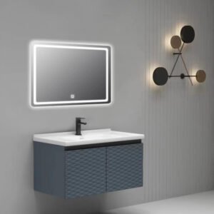 buy bathroom vanity cabinet blue online