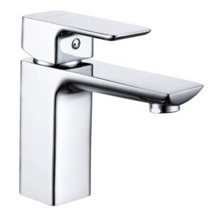 Single Lever Basin Mixer Faucet Without Waste - Chrome