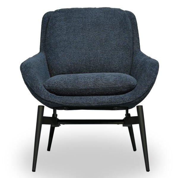 Modern Design Sofa Chair with Metal Legs - Blue (JYM1985)