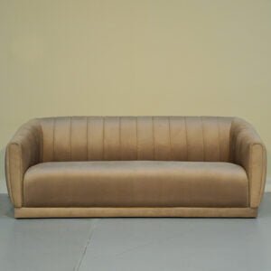 Modern 3-Seater Sofa Grey Velvet - (JYM1833)