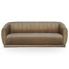 Modern 3-Seater Sofa Grey Velvet - (JYM1833)