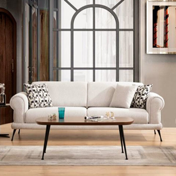 Nova Sofa Set 3+3+1+1 - Off White (1471)