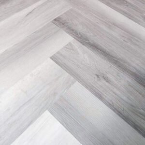 SPC Flooring Herringbone End Cap 2400x35x10MM - Grey