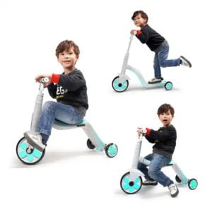 3-in-1 Multi Color Kids Tricycle