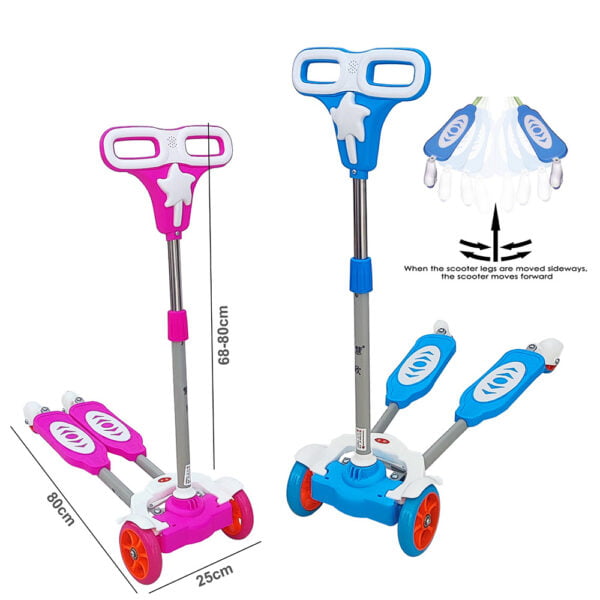 Double Board Kids Foot Scooter (4 Wheels)