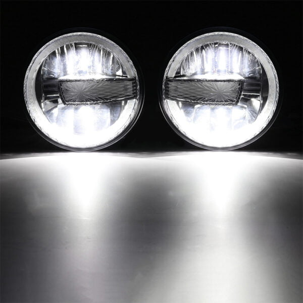 Led Headlights With Halo Ring DRL