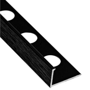 "L" Aluminum Firenze Black 10mm - 2.6m (0L10FNE)