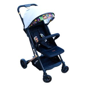 Baby Stroller With White Animal Print