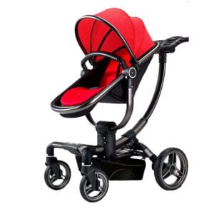 3 in 1 V-Baby 360° Rotating Stroller