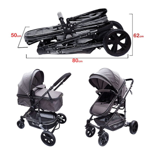 High Landscape Single Baby Stroller