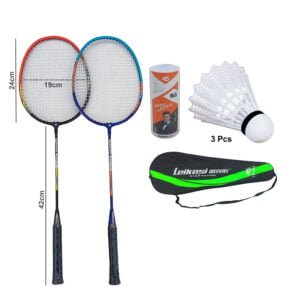 2-Player Badminton Racket with Cover