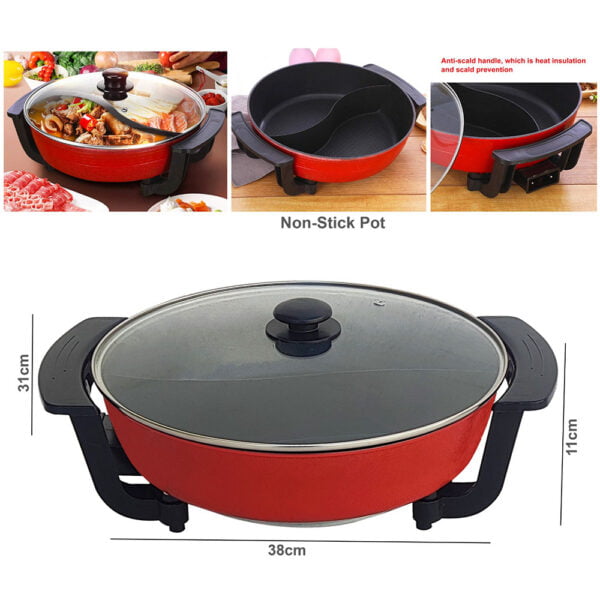 Dual-Side Electric Hot Pot