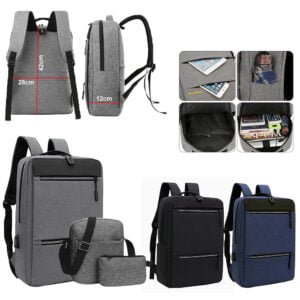 Laptop Backpack With USB Charging Port