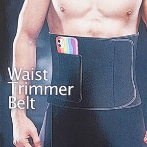Adjustable Shaping Waist Trimmer Belt with Pocket for Men