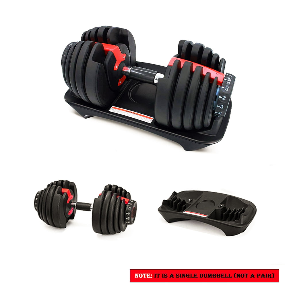 Alloy Steel Adjustable Dumbbells for Fitness - 2.5kg to 24kg