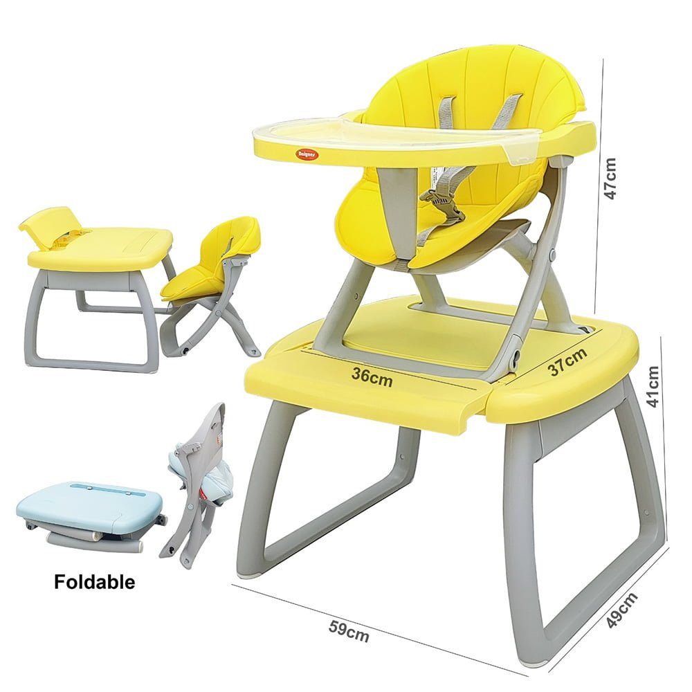 Foldable Multifunction Baby Dining Table and Chair