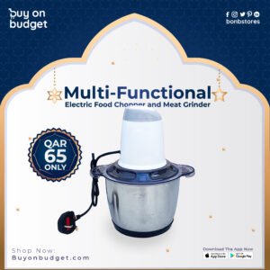 Multi-Functional Electric Food Chopper and Meat Grinder