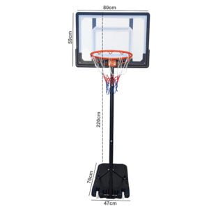 Portable Basketball Hoop Stand with Height Adjustable