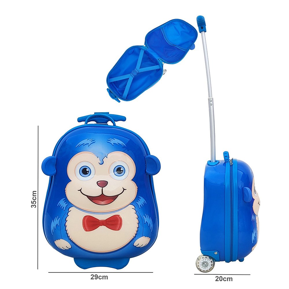 Cuties and Pals 13-Inch Rolling Luggage