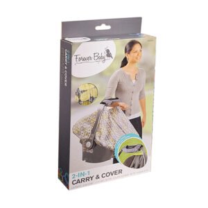Infant Carrier Cover with Cushioned Arm Support