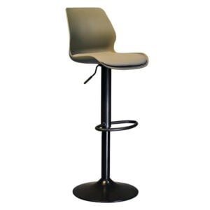 Upholstered Swivel Chair with Height Adjustment and Footrest for Restaurant - H-310GS-3