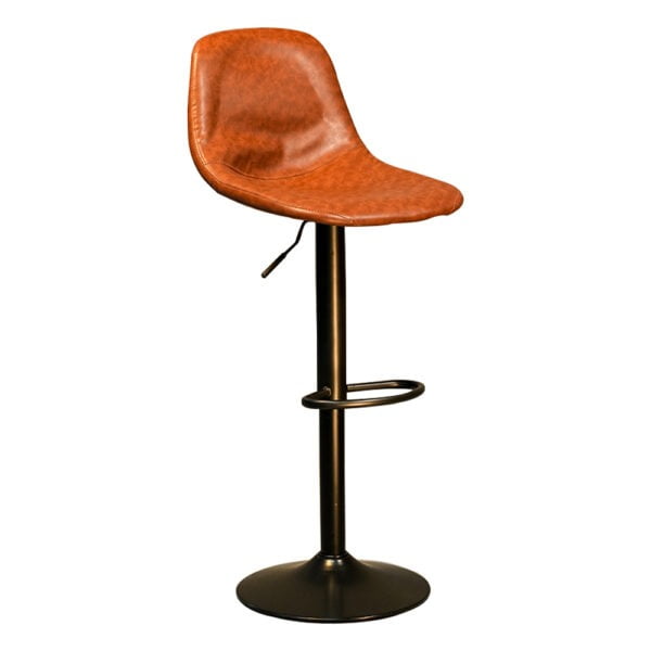 Upholstered Counter Height Stool with Steel Legs - H-912